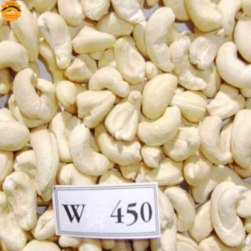 Hạt điều WW450 nhân trắng